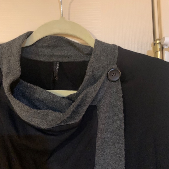 Capote Black/Gray Pants/Jacket Set sz M - Picture 3 of 9